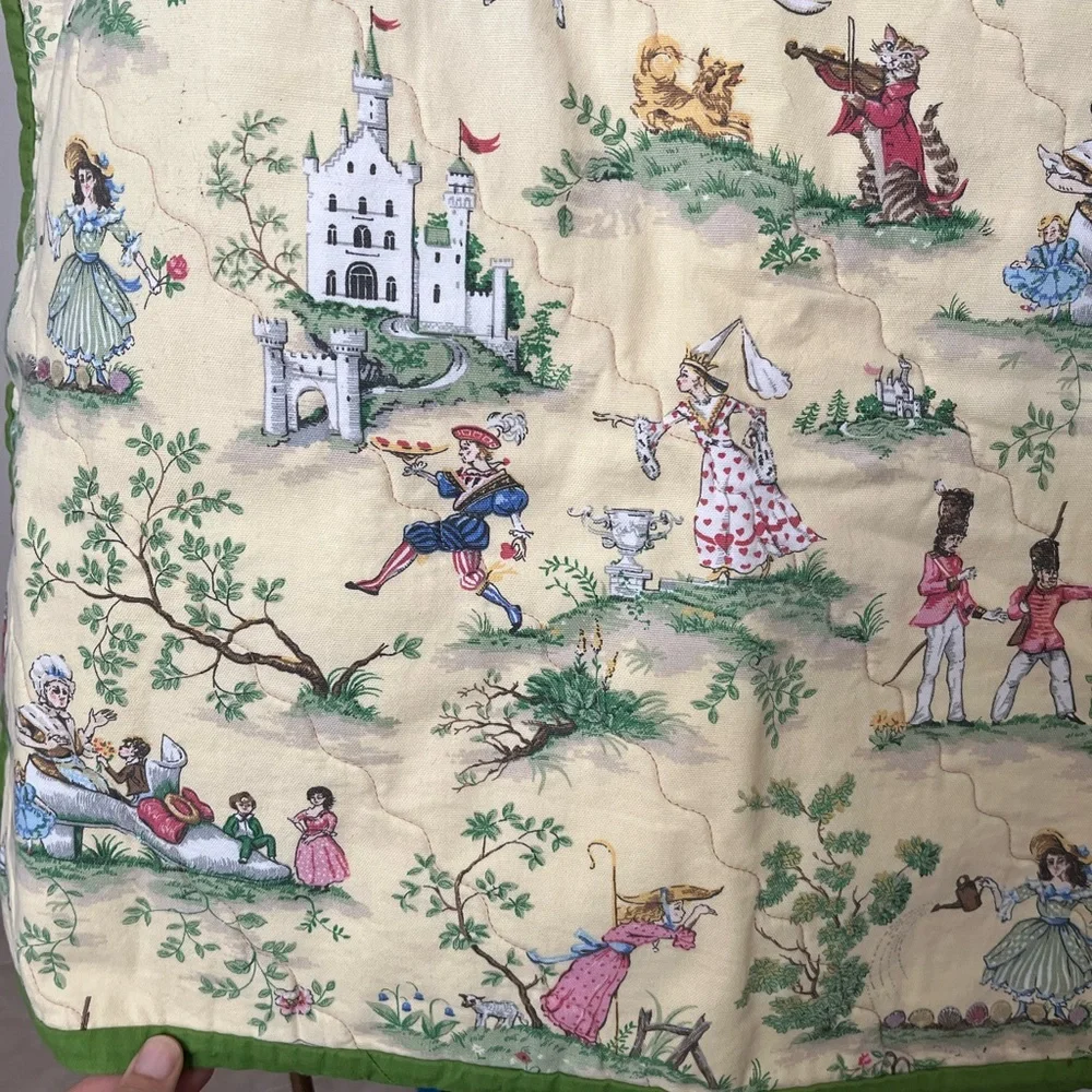 Vero Beach Quilt Guild Handmade Over The Moon Nursery Rhyme Kids Quilt